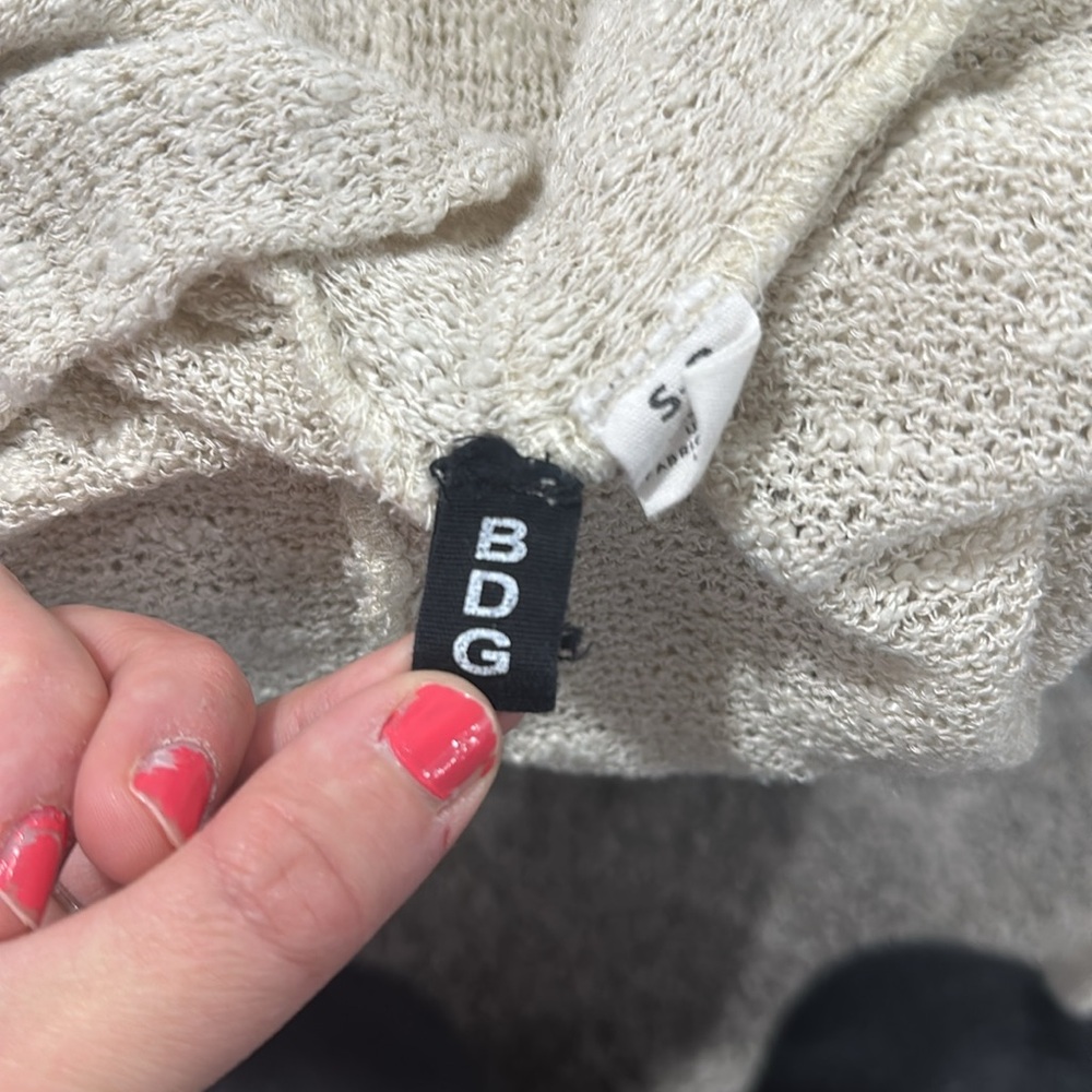BDG Cream Cardigan - Picture 7 of 7